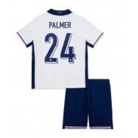 Maglia Calcio Inghilterra Cole Palmer #24 Prima Divisa Bambino Europei 2024 Manica Corta (+ pantaloncini)